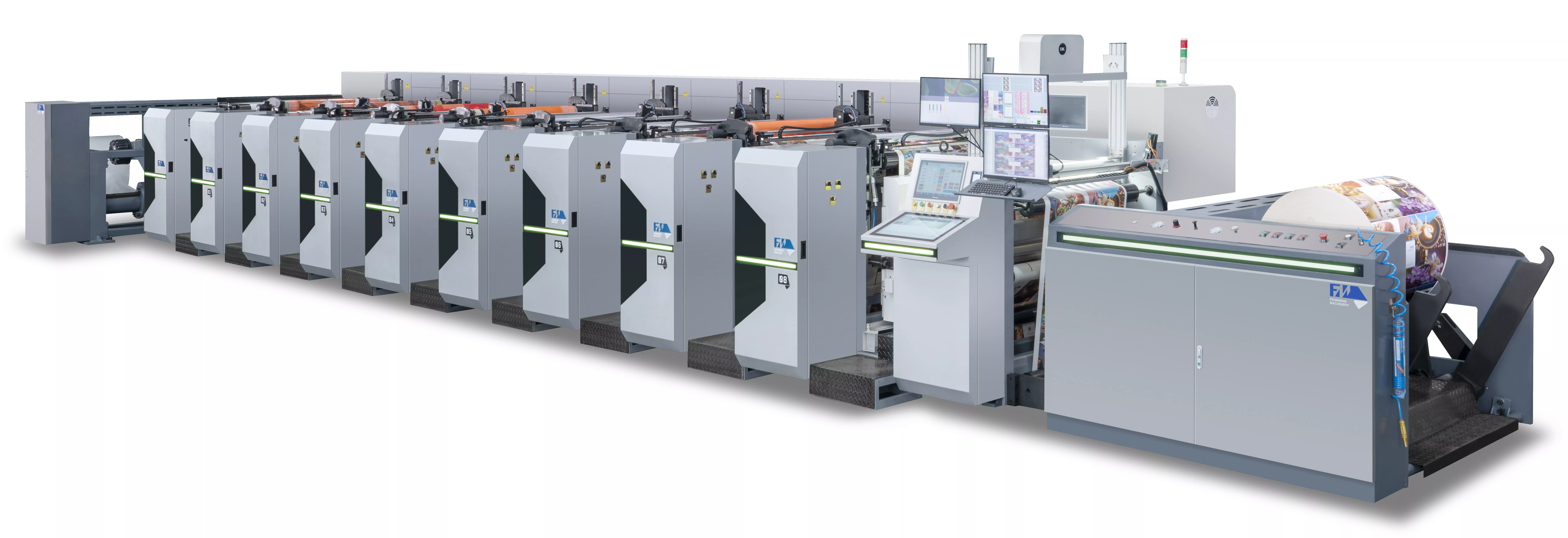 FM‑TS‑650‑1450 Sleeve Type Flexo Printing Machine